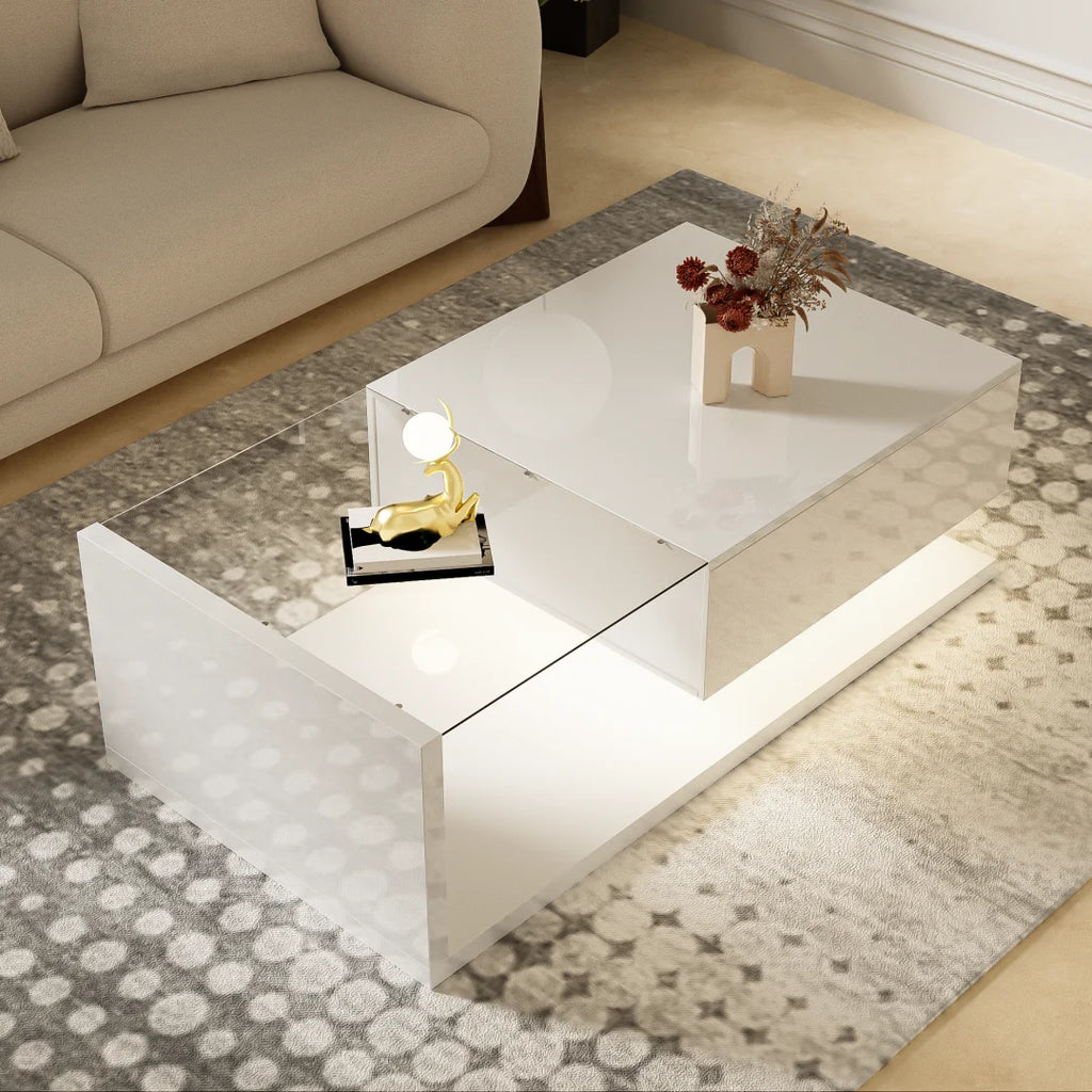 Table basse Éclat variante Chêne Naturel – vue d'ensemble