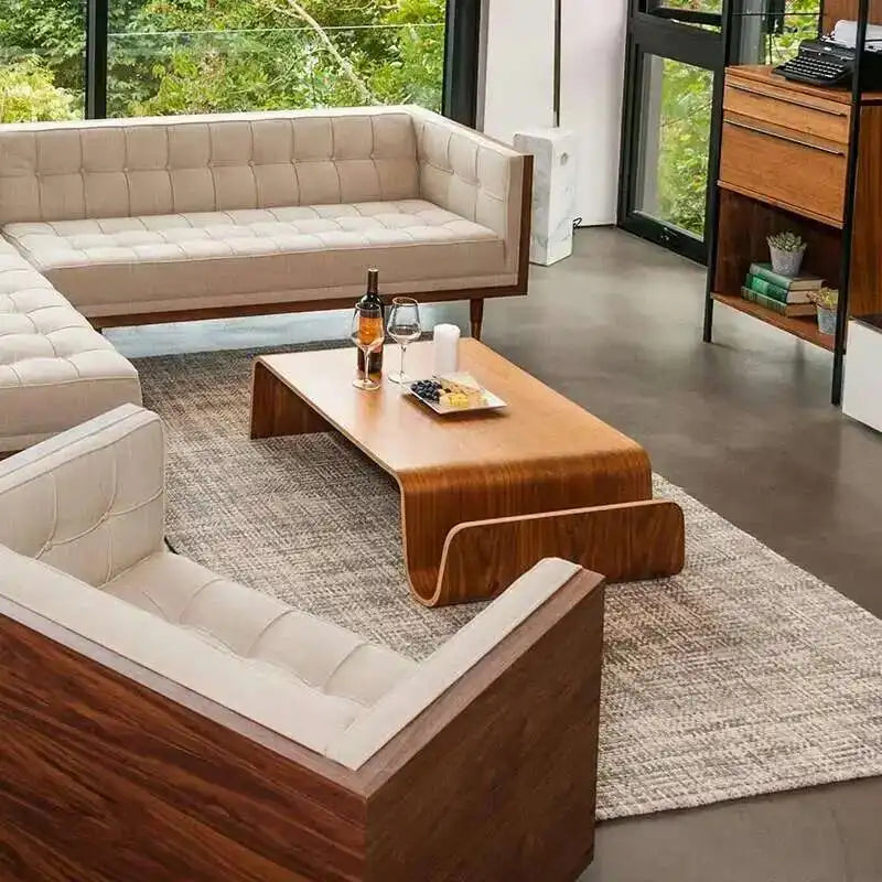 Salle à manger en bois petite Table basse Console coin thé Design côté Center Table basse auxiliaire Couchtisch meubles modernes XY50BT