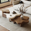 Table Basse Design Artistique – Style Vintage Classique, Ornements & Bois Noble | Baroque