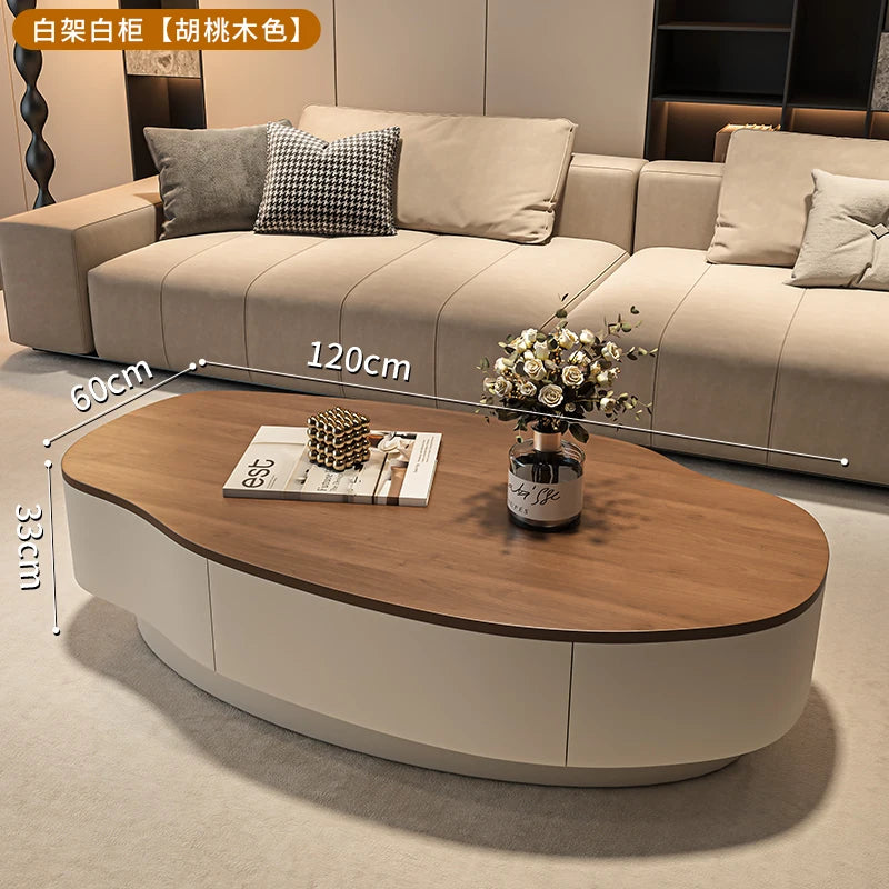 Table Basse Design Style Italien – Bois Noble, Minimaliste & 5 Formats | Milano