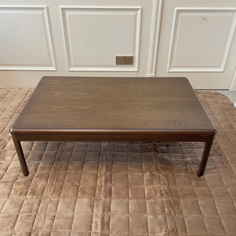 Table Basse Design Japonaise – Style Sol, Bois Naturel & Épure Minimaliste | Kyoto