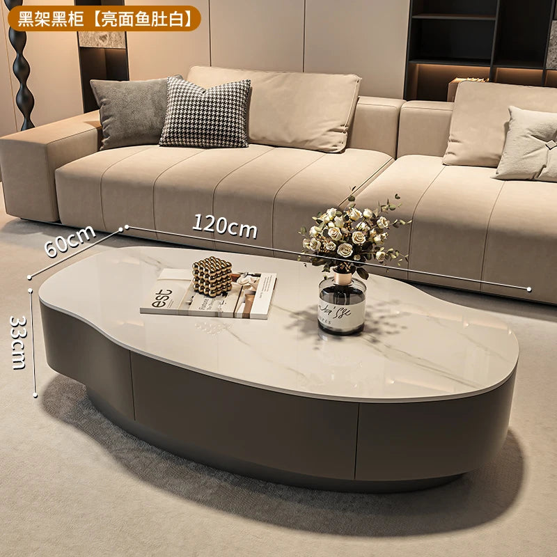 Table Basse Design Style Italien – Bois Noble, Minimaliste & 5 Formats | Milano