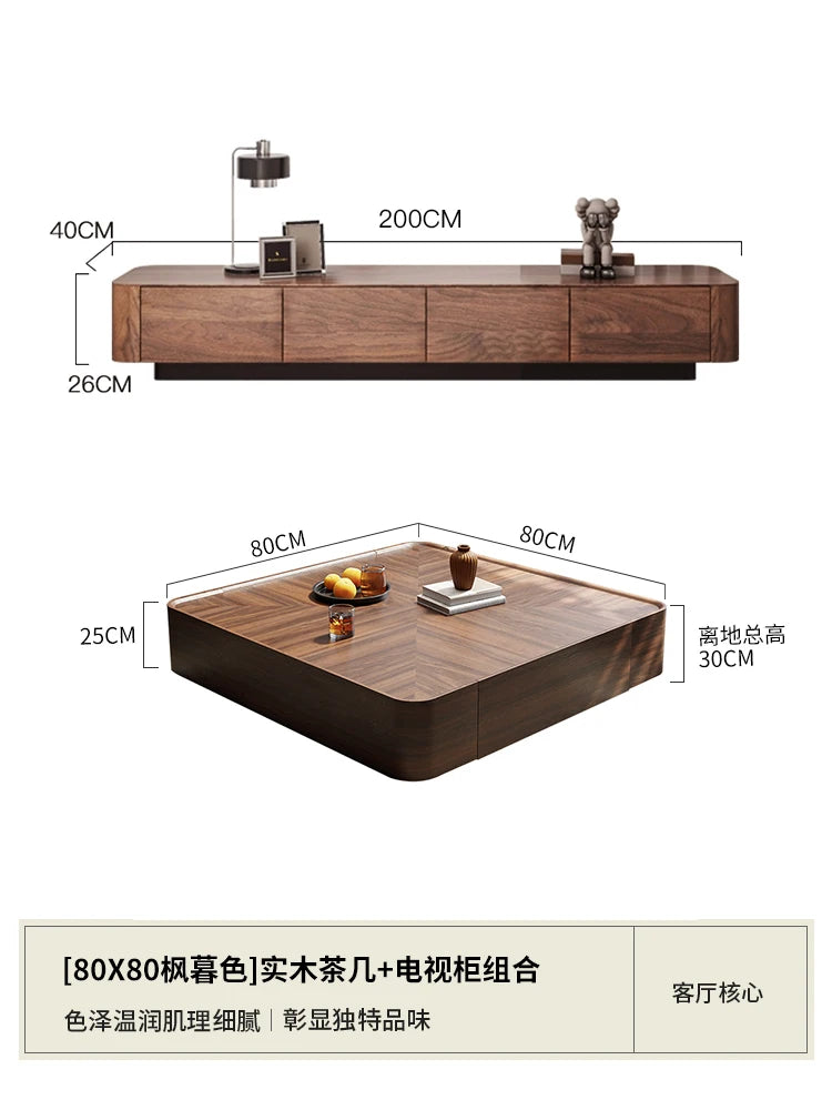 Table Basse Design Bois Minimaliste – Tiroirs, 10 Formats & Style Contemporain | Atelier