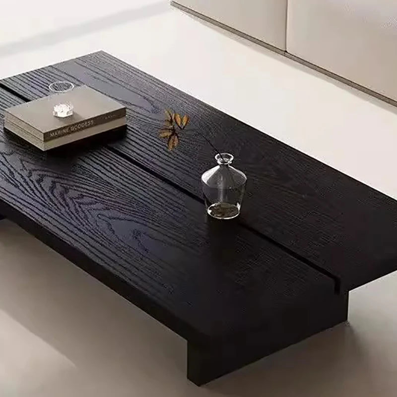 Table Basse Design Wabi-Sabi – Rectangle Épuré, Tons Neutres & 9 Formats | Wabi