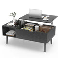 Table Basse Design Relevable – Étagère Réglable, Multifonction & 4 Coloris | Flex