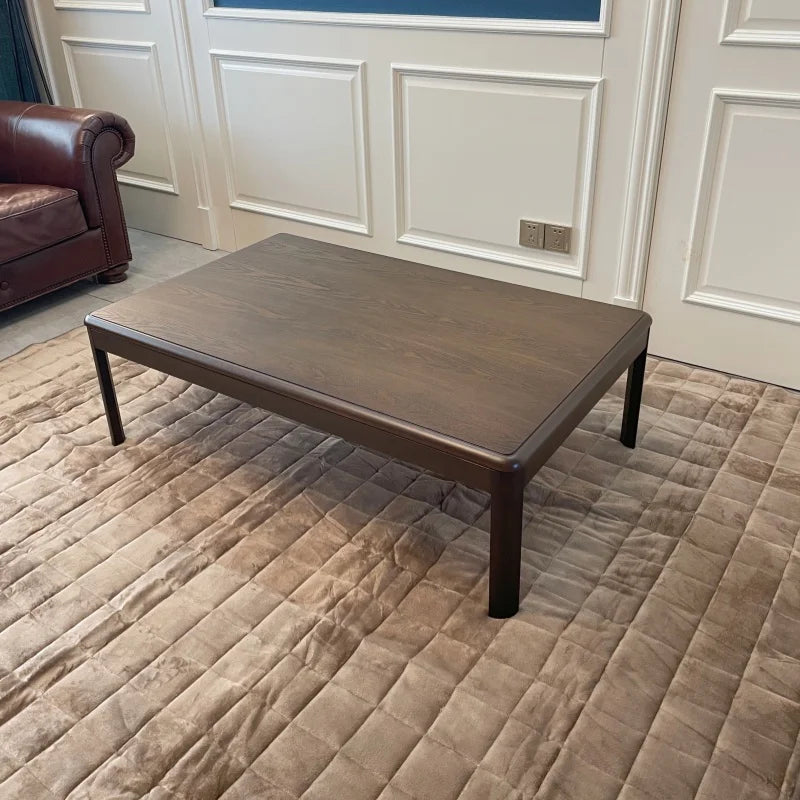 Table Basse Design Japonaise – Style Sol, Bois Naturel & Épure Minimaliste | Kyoto