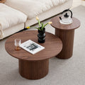 Tables Basses Design Gigognes Rondes – Bois Nordique, Set de 2 & Style Naturel | Duo