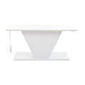 Table Basse Design LED – Forme en V Ultra-Brillante, Éclairage Modulable | Vertex