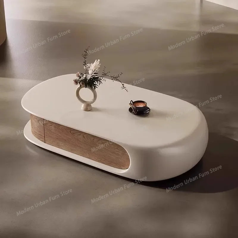 Table Basse Design Nordique XXL – Grand Format 135×75 cm, Bois Noble & Deux Hauteurs | Boréal