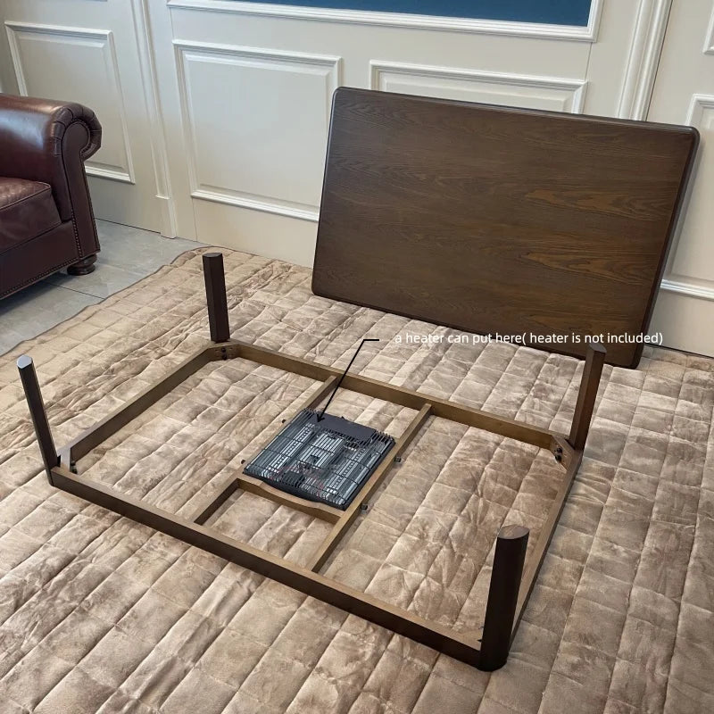 Table Basse Design Japonaise – Style Sol, Bois Naturel & Épure Minimaliste | Kyoto