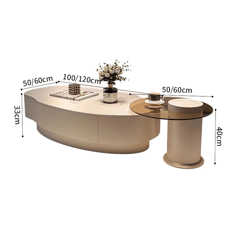 Table Basse Design Style Italien – Bois Noble, Minimaliste & 5 Formats | Milano
