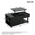 Table Basse Design LED – Plateau Élévatoire, Rangement Dissimulé & Étagère Latérale | Altus