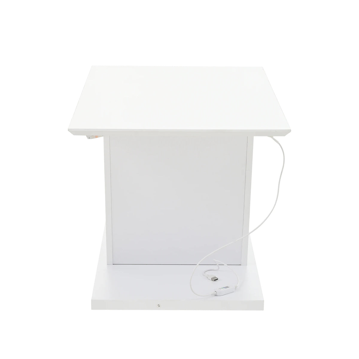 Table Basse Design LED – Forme en V Ultra-Brillante, Éclairage Modulable | Vertex