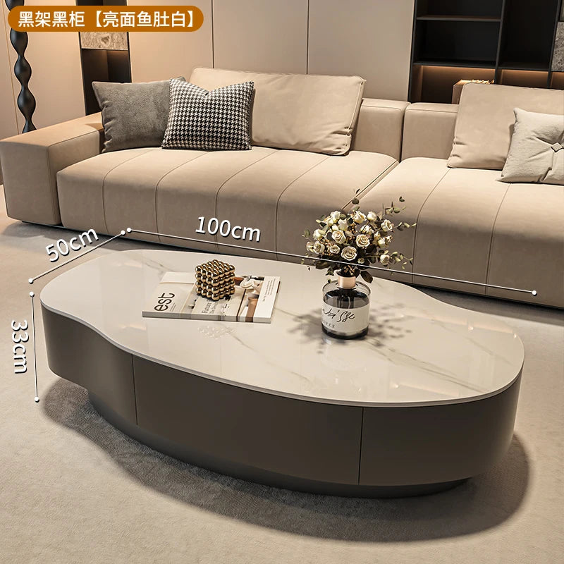 Table Basse Design Style Italien – Bois Noble, Minimaliste & 5 Formats | Milano