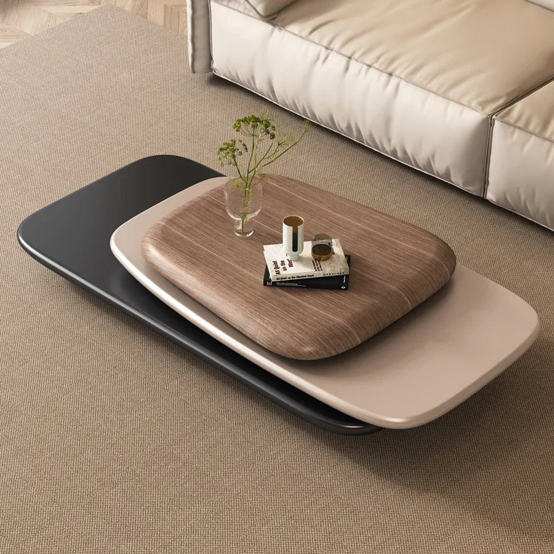 Table Basse Design Extensible Nordique – Forme Irrégulière, Réglable & Luxe | Nordic
