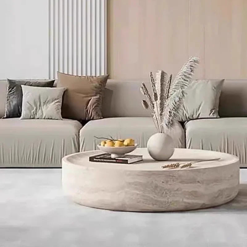 Table Basse Design Ronde – Style Japonais Minimaliste, Bois Naturel & Format Compact | Keiro