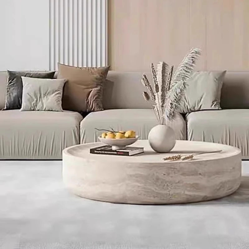 Table Basse Design Ronde – Style Japonais Minimaliste, Bois Naturel & Format Compact | Keiro