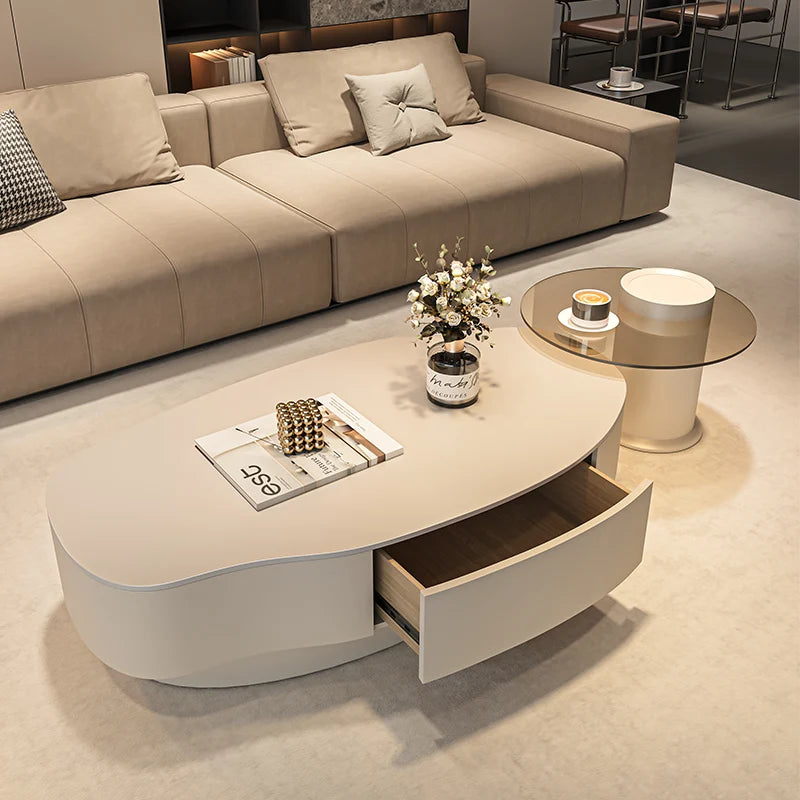 Table Basse Design Style Italien – Bois Noble, Minimaliste & 5 Formats | Milano